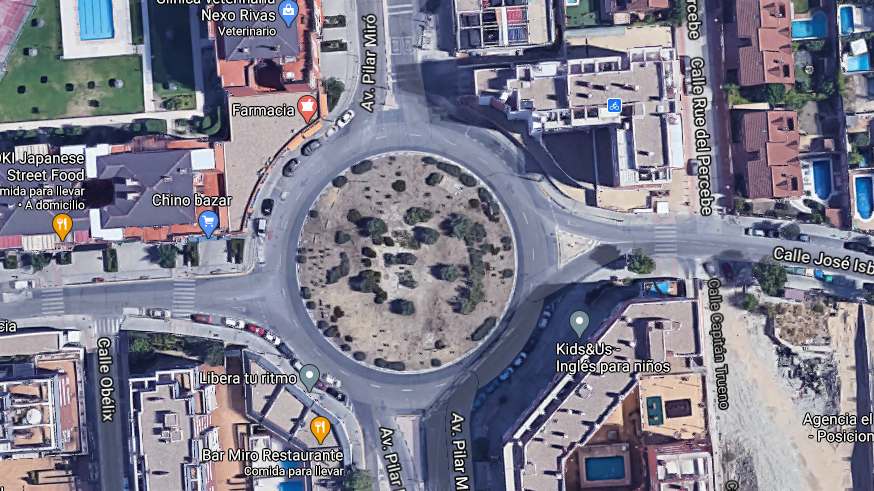 Acondicionamiento rotonda Pilar Miró